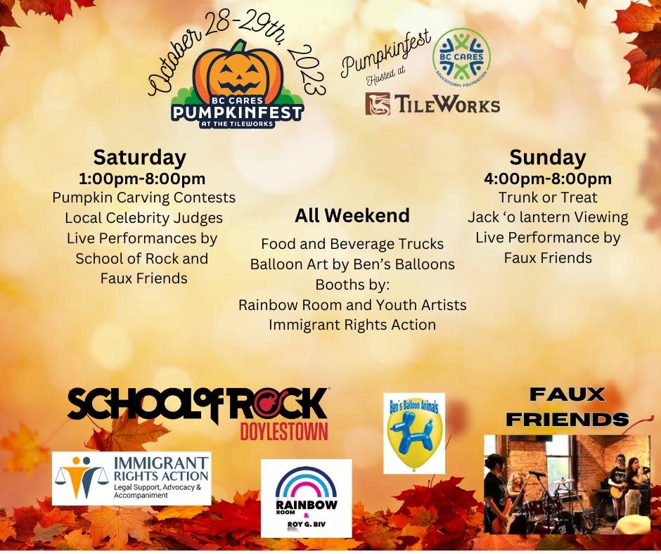 Flyer for Pumpkinfest 2023. The 30-year Halloween tradition took a hiatus last year due to internal drama, but is set to return to TikeWorks in October.