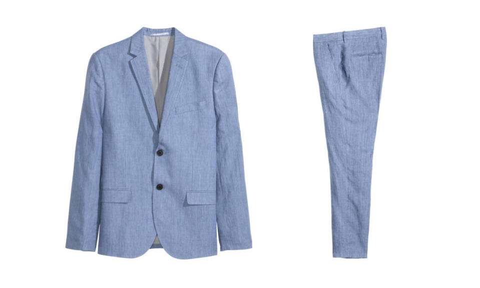 H&M Linen-Blend Blazer; $80, hm.com