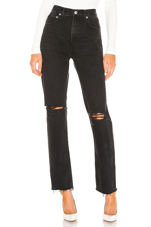 Agolde Cherie High Rise Straight Jeans