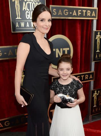 Dimitrios Kambouris/WireImage Tina Fey and her daughter Alice Richmond at the 20th Annual Screen Actors Guild Awards at The Shrine Auditorium on Jan. 18, 2014 in Los Angeles, California