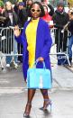 Lupita Nyong'o brings the brightness on Wednesday while out in New York City.