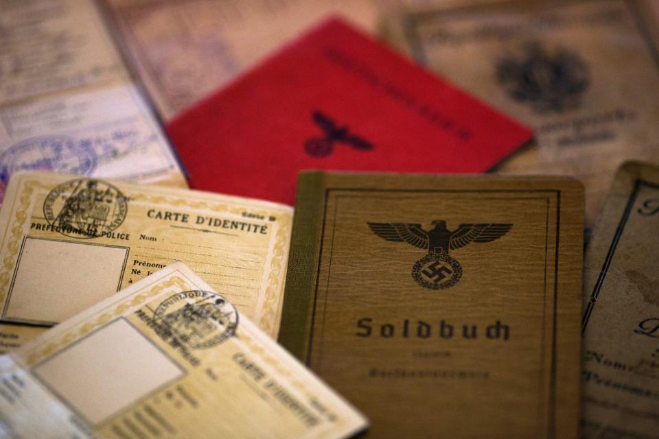 Fake documents from the Second World War - JOEL SAGET/AFP via Getty Images