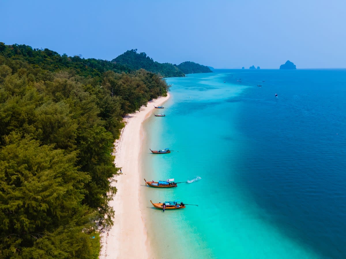 The waters around Koh Kradan are just as unspoilt as the island itself (Getty Images)