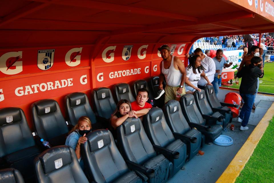 Bronca en el partido Querétaro vs Atlas  | Foto: Cuartoscuro