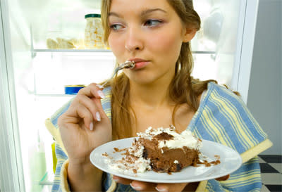 <div class="caption-credit"> Photo by: Thinkstock</div><b>FAT HABIT #20: Eating when emotional</b> <br> A study from the University of Alabama found that emotional eaters-those who admitted eating in response to emotional stress-were 13 times more likely to be overweight or obese. If you feel the urge to eat in response to stress, try chewing a piece of gum, chugging a glass of water, or taking a walk around the block. Create an automatic response that doesn't involve food and you'll prevent yourself from overloading on calories.<b><br></b> <p> <b>How To <a rel="nofollow noopener" href="http://wp.me/p1rIBL-1b9" target="_blank" data-ylk="slk:Eat A More Nutritious Diet;elm:context_link;itc:0;sec:content-canvas" class="link ">Eat A More Nutritious Diet</a> <br></b> </p> <br>