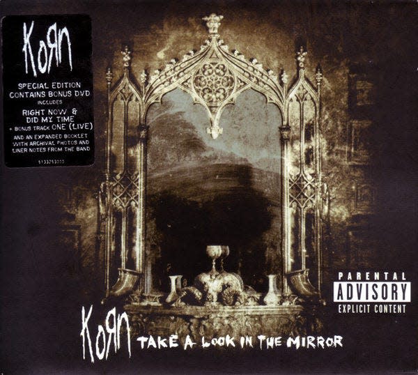 Album art for Korn's "Take a Look in the Mirror."