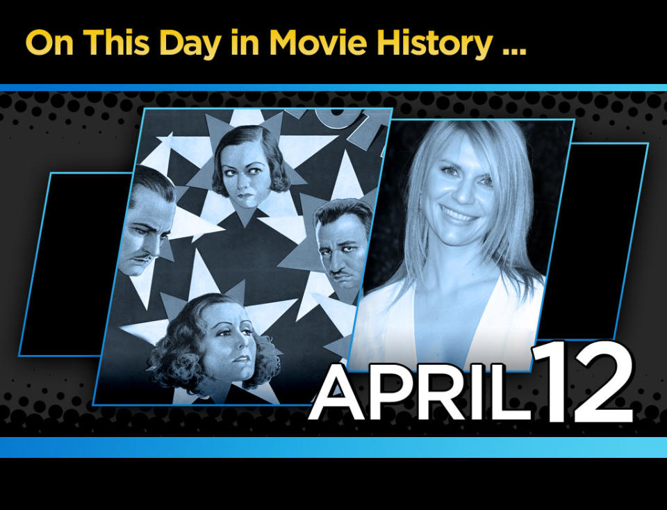 on this day in movie history April 12 title card