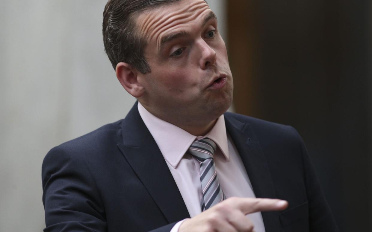 Douglas Ross has said "doomed" legislation should be abandoned - WPA Pool/Getty