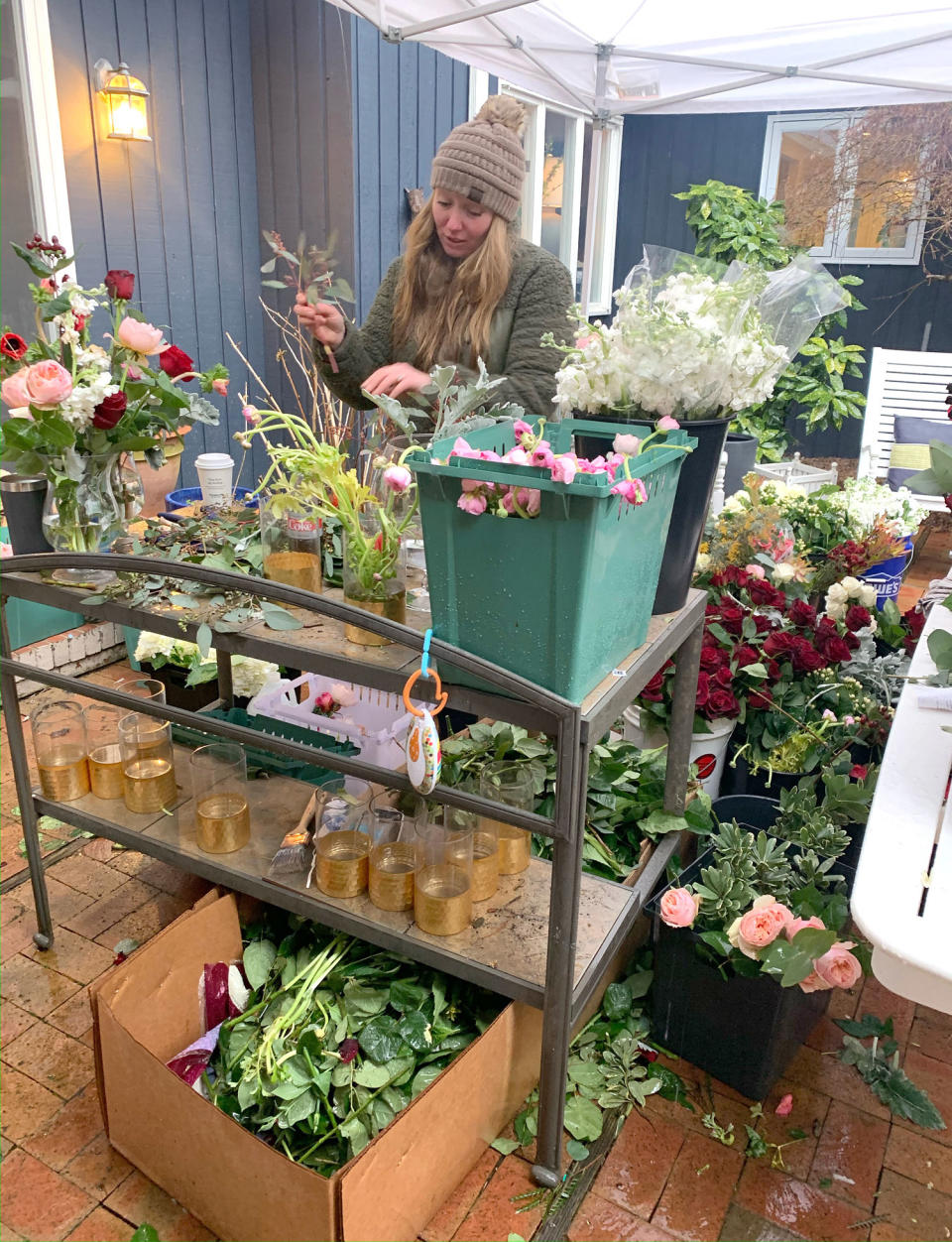 Ashley Manning, a florist in Charlotte, North Carolina, founded the Valentine’s Day Widow Outreach Project. (Courtesy Ashley Manning)