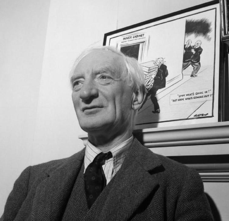 <span class="caption">William Beveridge, designer of the UK’s National Health Service.</span> <span class="attribution"><a class="link " href="https://commons.wikimedia.org/w/index.php?curid=3217908" rel="nofollow noopener" target="_blank" data-ylk="slk:Imperial War Museum/Wikimedia Commons;elm:context_link;itc:0;sec:content-canvas">Imperial War Museum/Wikimedia Commons</a></span>