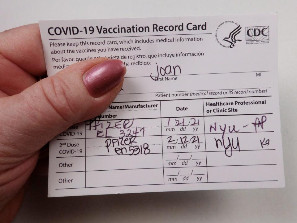 vaccine card