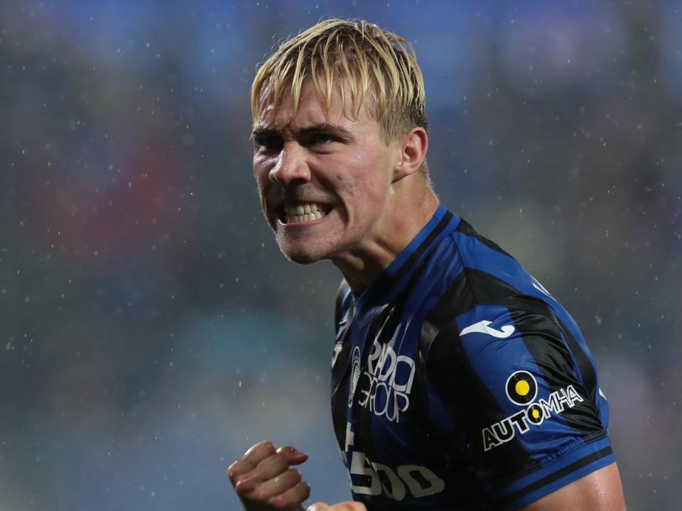 Denmark striker Rasmus Hojlund is Man Utd’s preferred striker target (Getty Images)