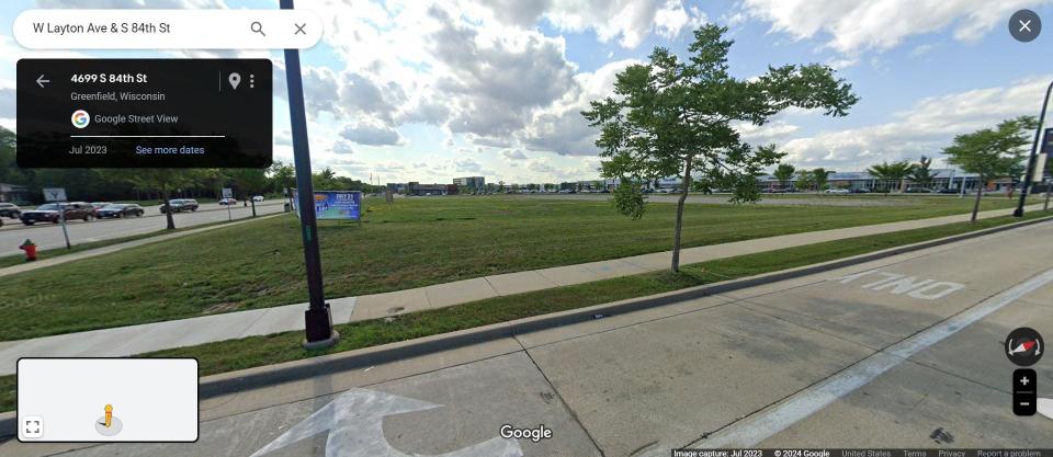 The still vacant area near West Layton Avenue and South 84th Street