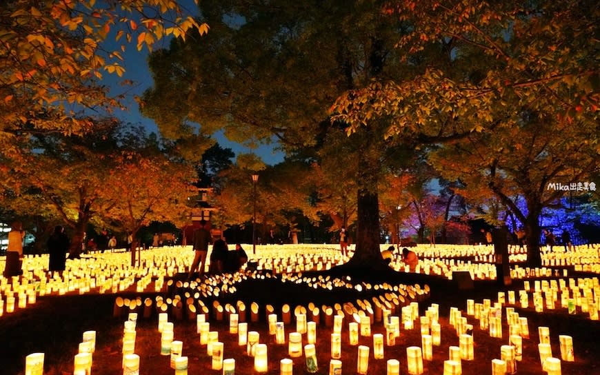 日本北九州｜小倉城竹燈祭