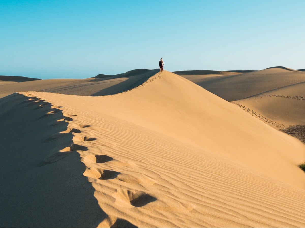 Dozens of people have damaged the landscape of a protected sand dune in Spain (Getty Images/iStockphoto)