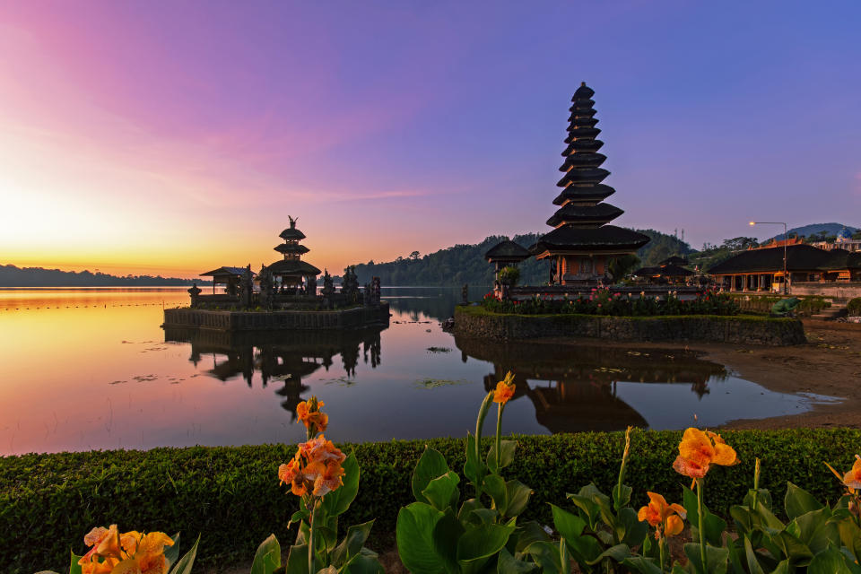 Water temple Pura Ulun Danu Bratan in Bali, Indonesia.