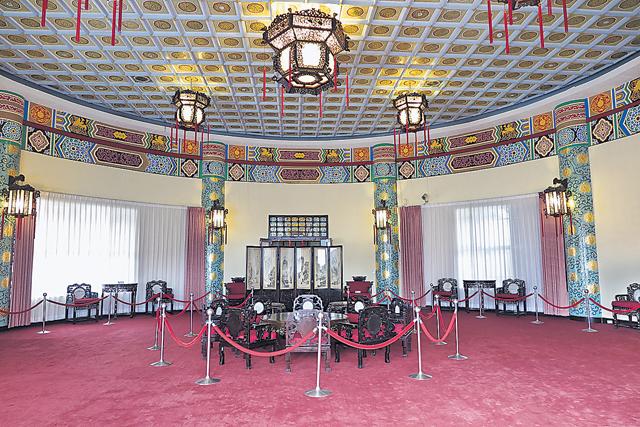 中山樓大樓主要是用作國宴及接見外賓，故室內被分作多個大小的會客廳。（劉景茵攝）