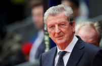 <p>Crystal Palace manager Roy Hodgson before the match REUTERS/David Klein </p>