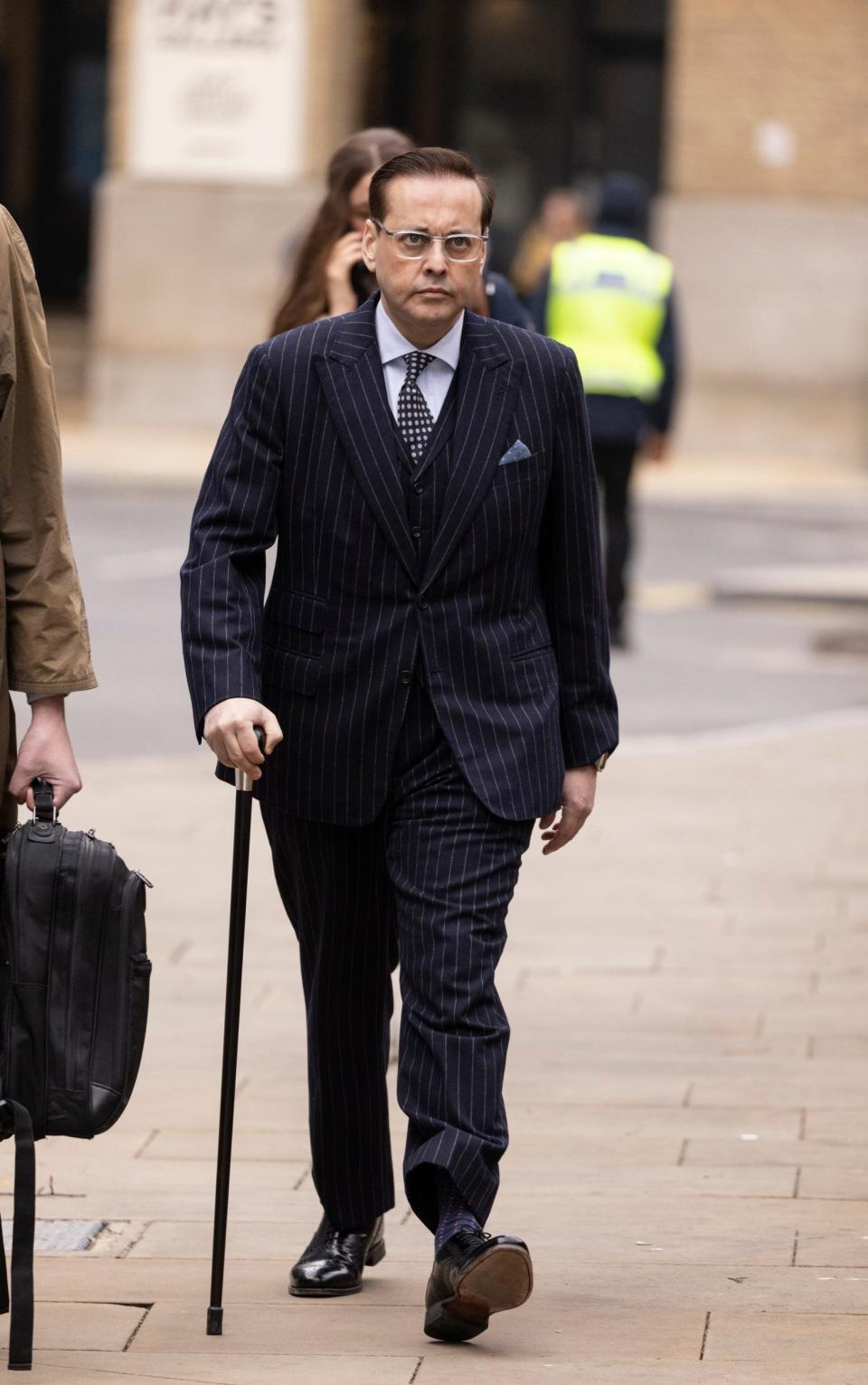 Tory MP Imran Khan arriving at Southwark Crown Court in March 2022 - Heathcliff O'Malley