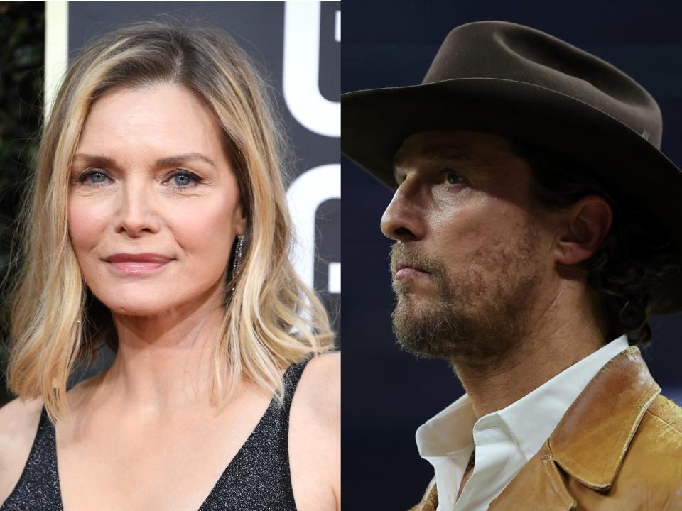 Michelle Pfeiffer and Matthew McConaughey are in negotiations to star in the "Yellowstone" sequel.