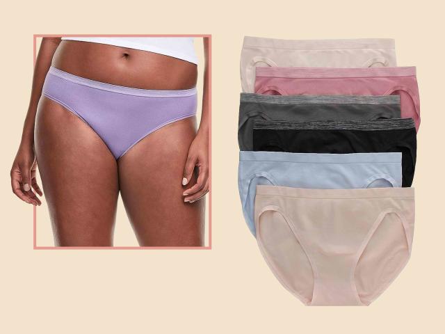 Hanes Women's Satin Stretch Brief Panties - 3-Pack