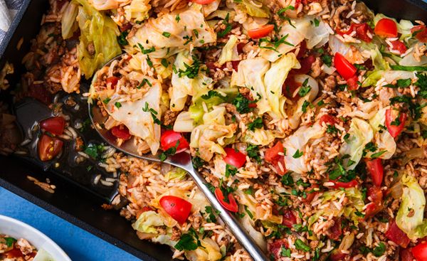 <p>The cozy cabbage casserole gets an easier twist with this unstuffed version. Simply add all your go-to stuffed cabbage ingredients into the mix for a meaty, veggie-packed dish that warms the belly and feeds the whole family in one pan. </p><p><em><a href="https://www.delish.com/cooking/recipe-ideas/a22804756/unstuffed-cabbage-casserole-recipe/" rel="nofollow noopener" target="_blank" data-ylk="slk:Get the recipe from Delish »;elm:context_link;itc:0;sec:content-canvas" class="link ">Get the recipe from Delish »</a></em></p>