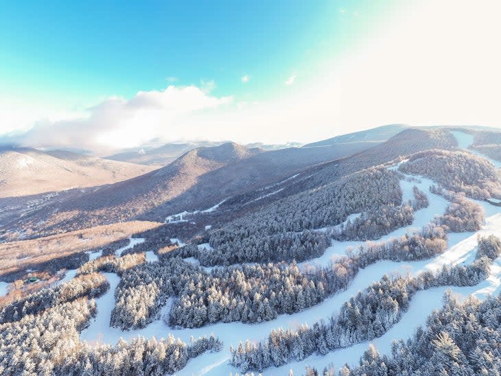 Groomer’s paradise awaits on Loon Mountain. (Photo: Courtesy of Loon Mountain)