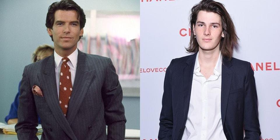 Pierce Brosnan and Dylan Brosnan in Their 20s