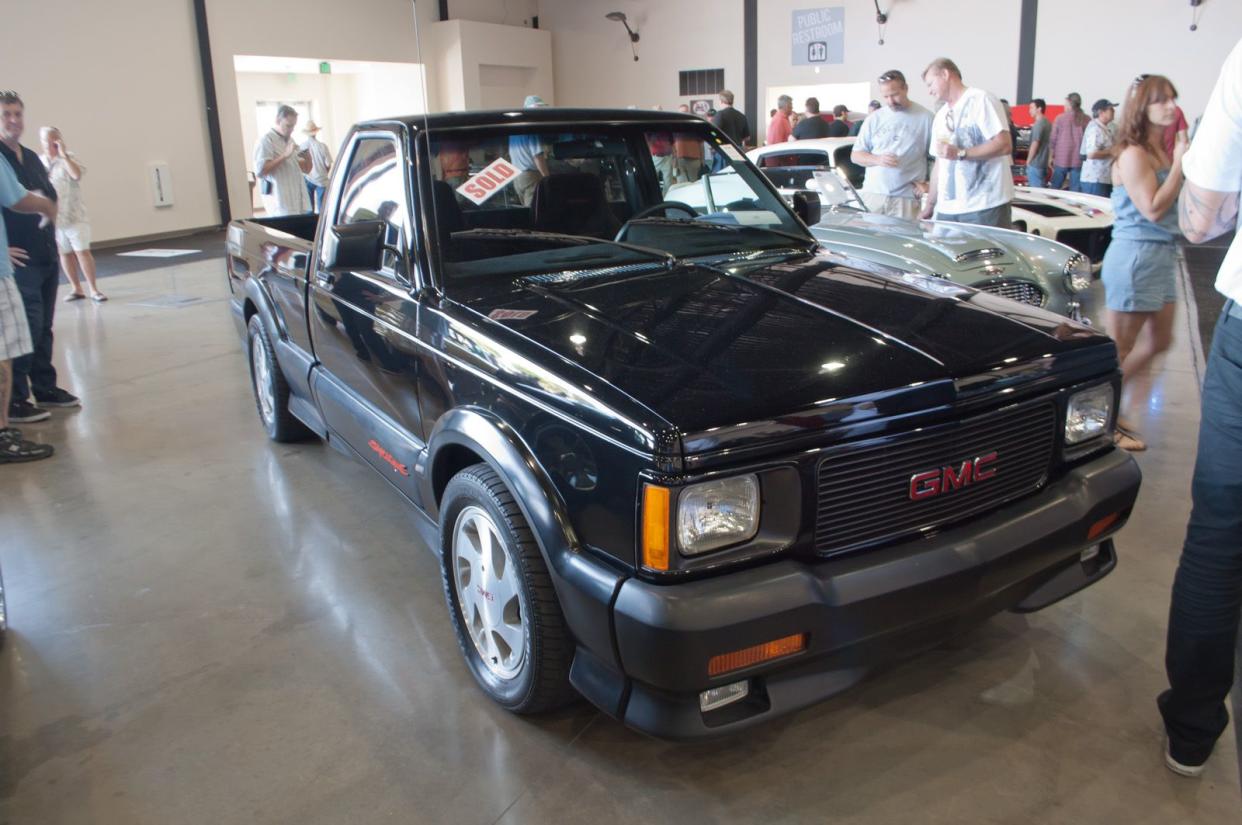 1991 GMC Syclone. When produced, the Syclone was the fastest production pickup truck in the world.