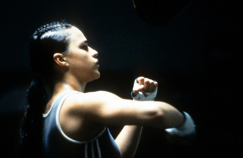 Michelle Rodriguez tenía 21 años cuando debutó como actriz en 'Girlfight', 2000. (Foto de Screen Gems/Getty Images)