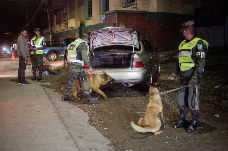 FILE PHOTO: Honduran Military Police holds operation to curb violence, in Tegucigalpa