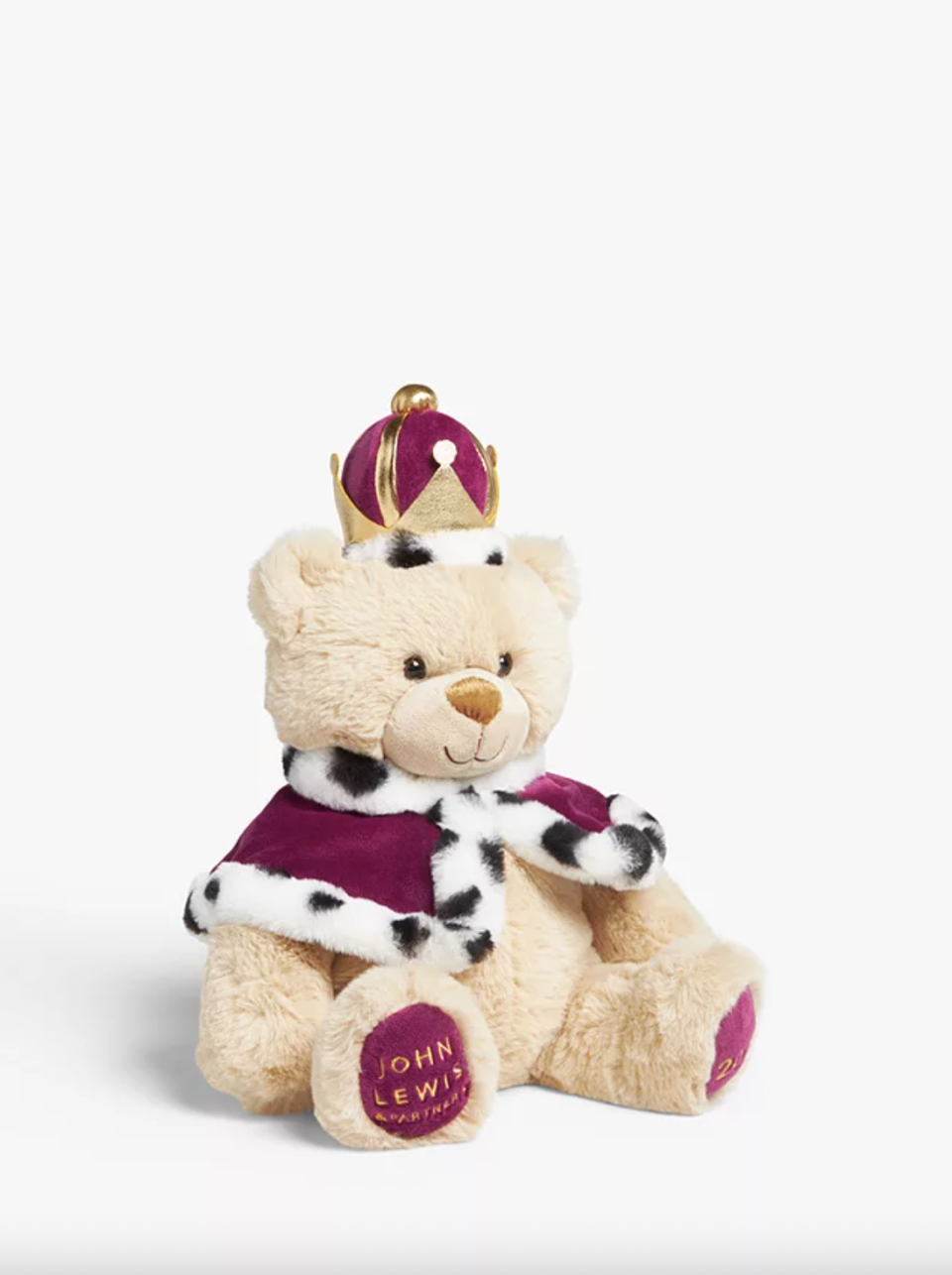 John Lewis and Waitrose, which are both owned and operated by the John Lewis Partnership, are joining in the coronation festivities. Offerings include a chocolate-coated “Jewel the Jack Russell Cake” and a Coronation Lewis Teddy Bear.