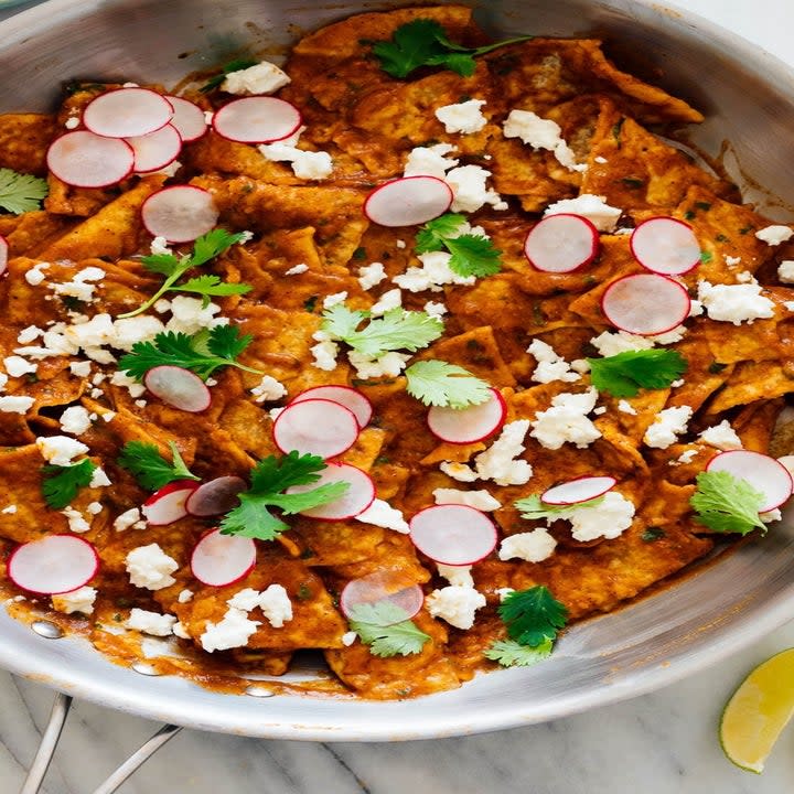 chilaquiles rojos