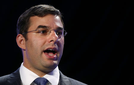 U.S. Rep. Justin Amash (R-MI) speaks at the Liberty Political Action Conference (LPAC) in Chantilly, Virginia September 19, 2013. REUTERS/Kevin Lamarque