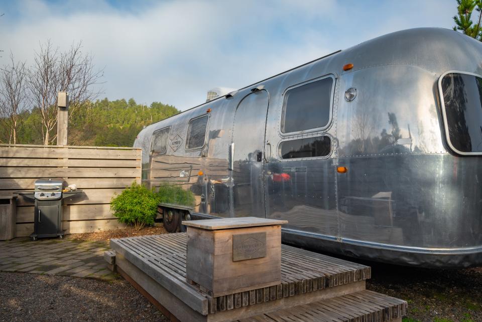 silver airstream