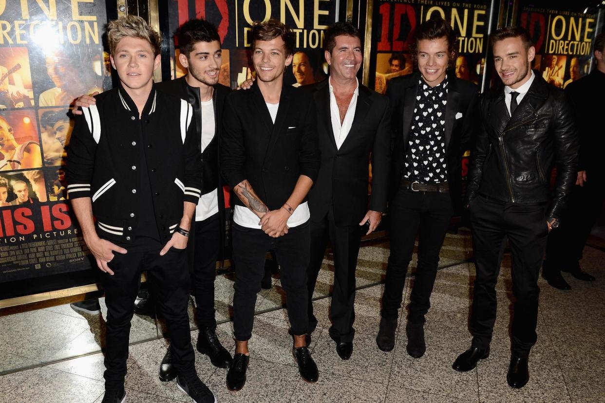 Return: Cowell vowed that the group would make a comeback: Getty Images for Sony Pictures