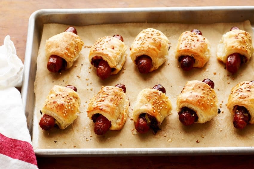 Pigs-in-a-Blanket with Hoisin and Scallion