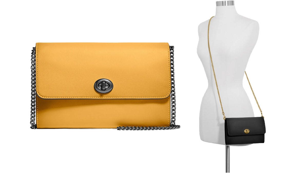 This dainty Coach crossbody bag will elevate any outfit.