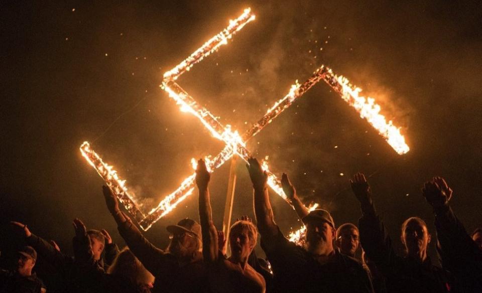 Una manifestación neonazi