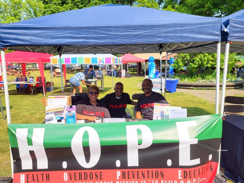 The H.O.P.E. Coalition has taken part in numerous community events to raise awareness of the rise in opioid overdose deaths within the Black community.