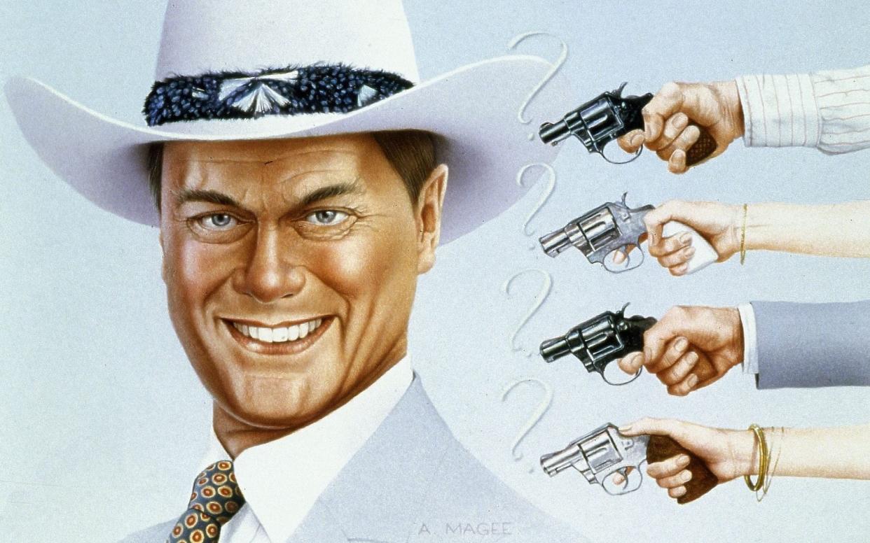 The shooting of JR Ewing was a seminal moment in television drama - Granger/Shutterstock