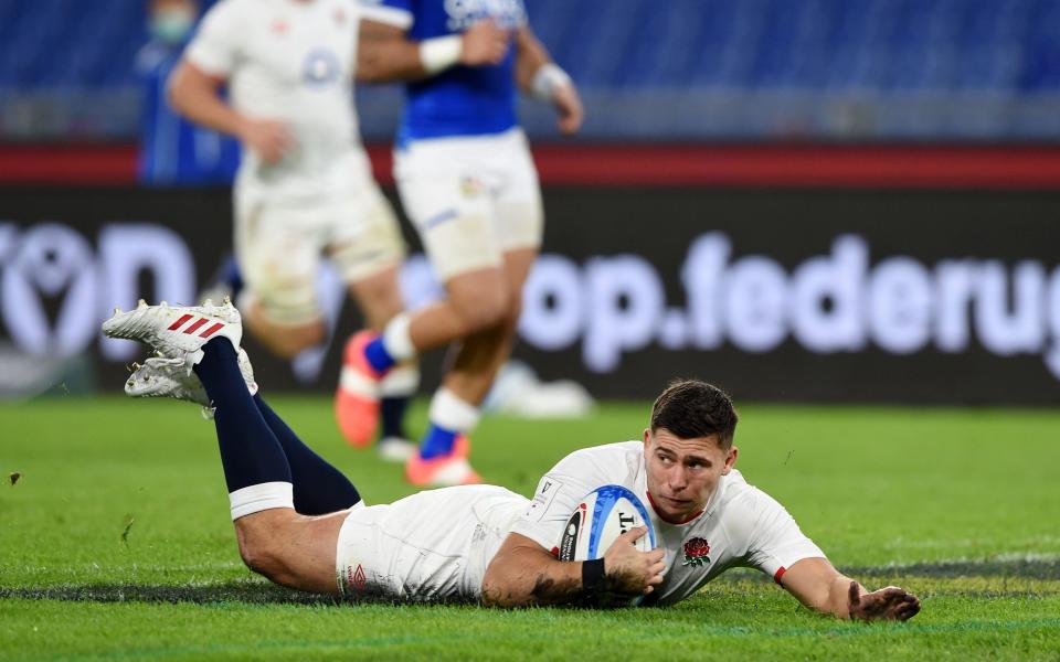 Ben Youngs scores England's second try - GETTY IMAGES