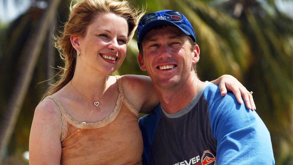 Jane and Glenn in 2003. (Photo by Hamish Blair/Getty Images)