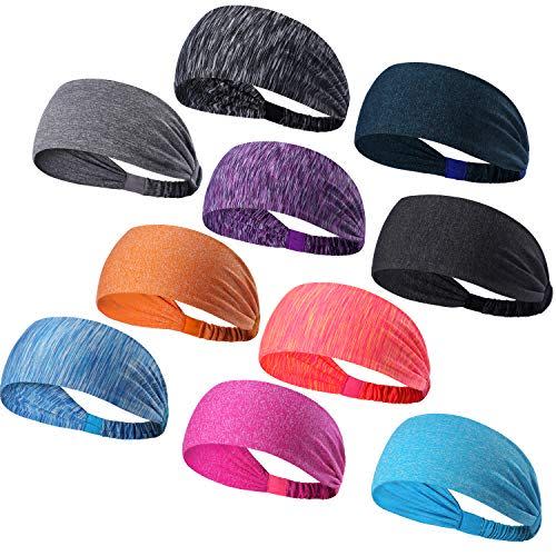 1) Set of 10 Athletic Headbands