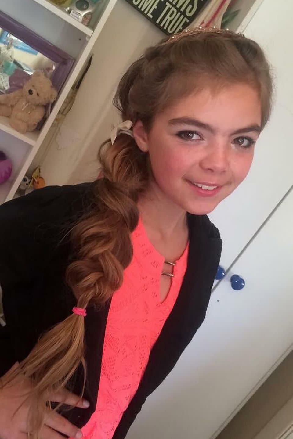 Aimee was left heartbroken by the change in her young daughter following the bullying. Photo: Caters