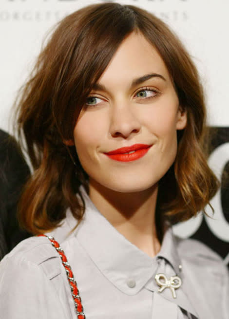 Alexa Chung's Asymmetrical Bob