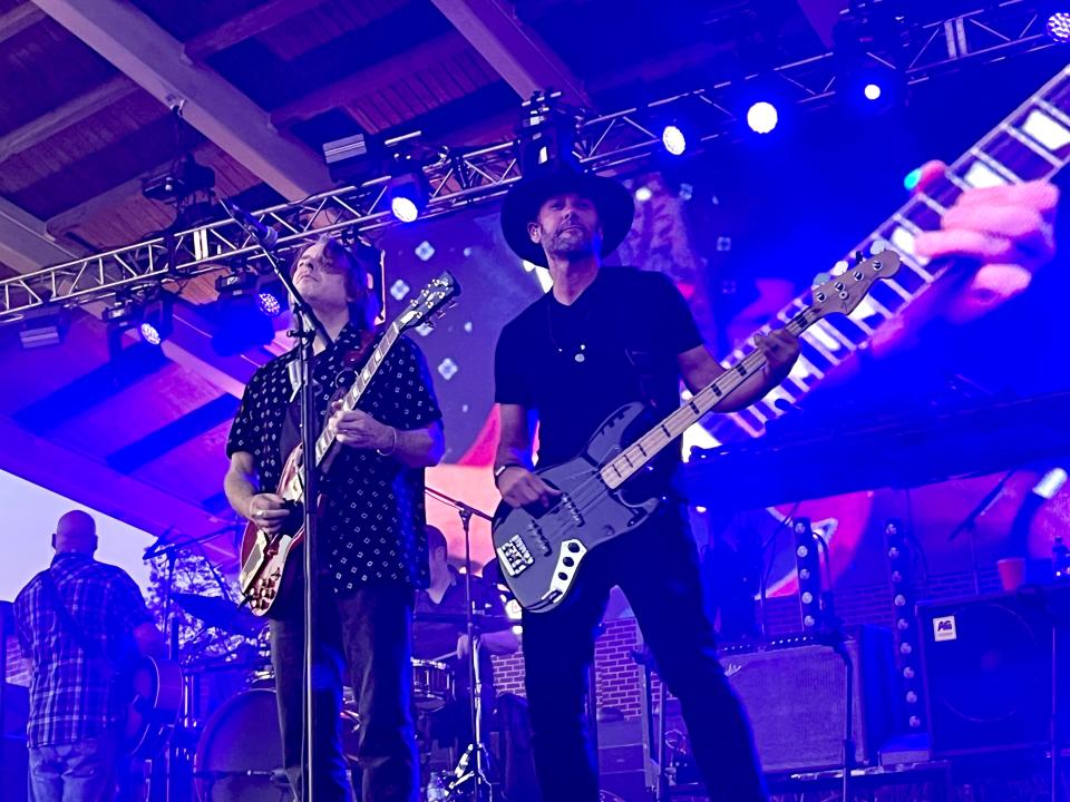 Sister Hazel plays this year's Merchants & Music Festival in Fort Thomas. Pictured: Ryan Newell, left, and Jett Beres, right of Sister Hazel.