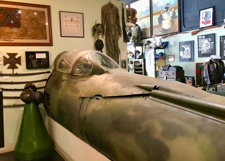 The centerpiece of Webb Military Museum in Savannah is the cockpit of a Soviet-built MiG 21 fighter plane. “I was glad to get that out of my garage,” remarked proprietor Gary Webb. This fascinating museum is open to the public, but it is very much a personal collection that Webb has gathered over decades.