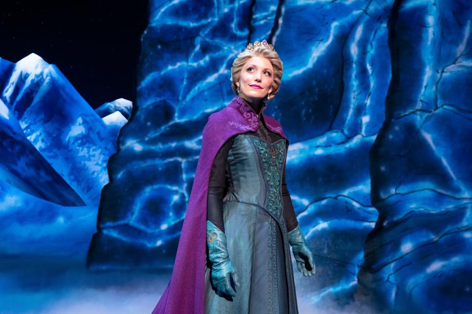 Caroline Bowman stars as Elsa in "Frozen."