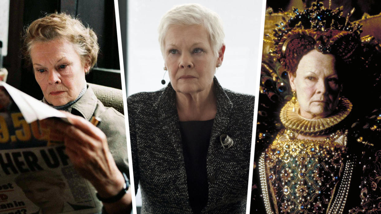 The best Judi Dench movies span several decades and many, many Oscar nominations. (Alamy/Eon/Universal)